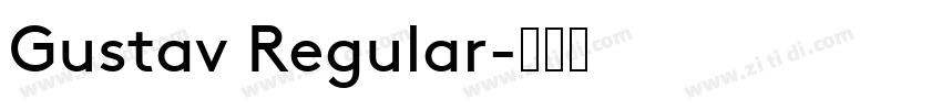 Gustav Regular字体转换